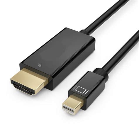 3m MINI DISPLAYPORT THUNDERBOLT TO HDMI CABLE (4k model) MACBOOK ...