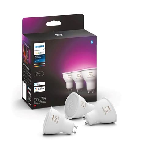 Philips Hue Color GU10 spot - 3-Pack | Voordelig