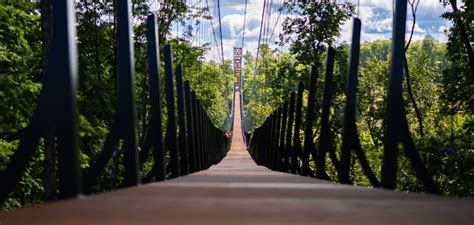 SkyBridge Michigan | Pedestrian bridge, Northern michigan, Boyne ...