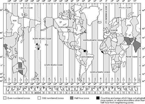 Printable World Time Zone Map | ... -- Core Components - Appendix C ...