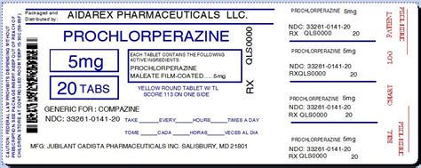 PROCHLORPERAZINE MALEATE - Aidarex Pharmaceuticals LLC, Page 3