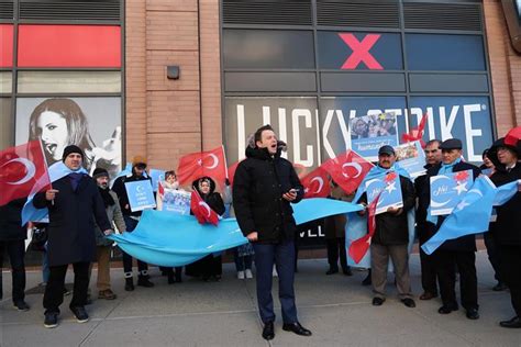 Protests held in New York in solidarity with Uighurs