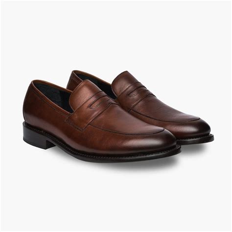 Men's Mahogany Lincoln Penny Loafer Dress Shoe - Thursday Mens Slip On ...