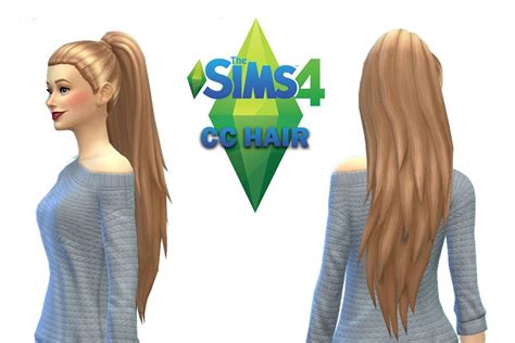 The Sims 4 CC Hair Maxis Match Sims 4 Cc Skin, Sims 4 Mm Cc, Sims 4 Cc ...