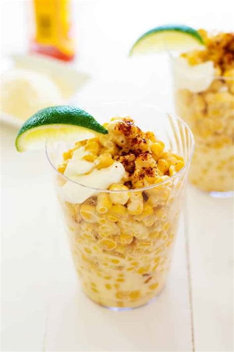 Mexican Corn in a Cup | Kitchen Gidget