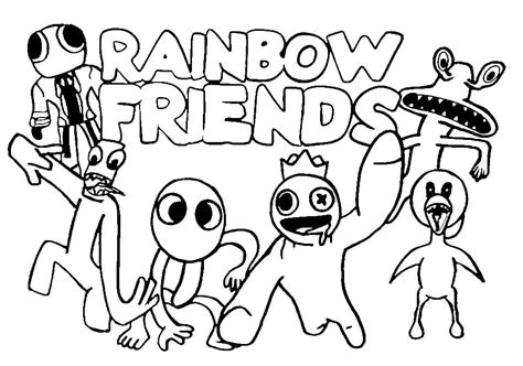 Roblox Rainbow Friends coloring page - Download, Print or Color Online ...