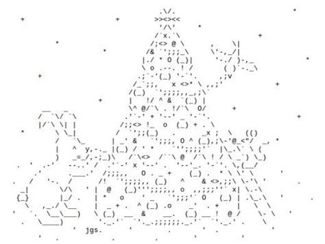 Ascii Christmas Tree | Noël et Nouvel An | Ascii art, Text art ...