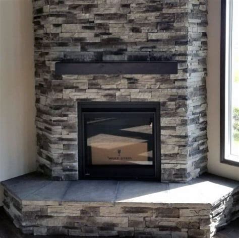 Brick Corner Fireplace Design Ideas – Fireplace Guide by Linda