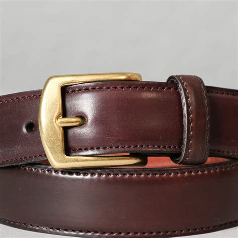 Alden Color 8 Shell Cordovan Belt (Brass Buckle) – BROGUE