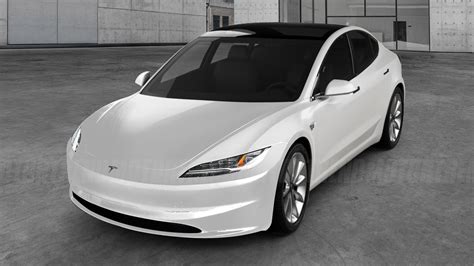 Tesla Model 3 facelift 'Project Highland' 2023 ก่อนเปิดตัว * ภาพ ...