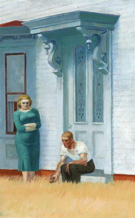 Cape Cod Evening, American Life Painting by Edward Hopper - Fine Art ...