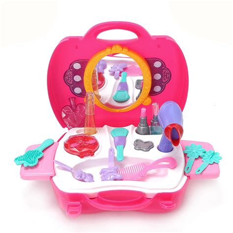 Christmas gifts Little Girls Kids Pretend Play Makeup Dressing Cosmetic ...