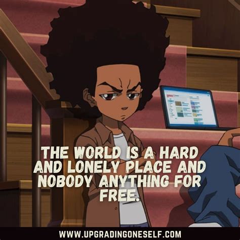 Boondocks quotes - Upgrading Oneself