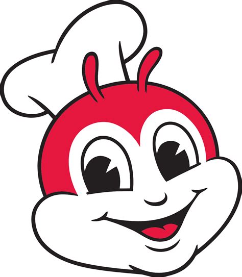 Jollibee logo in transparent PNG and vectorized SVG formats