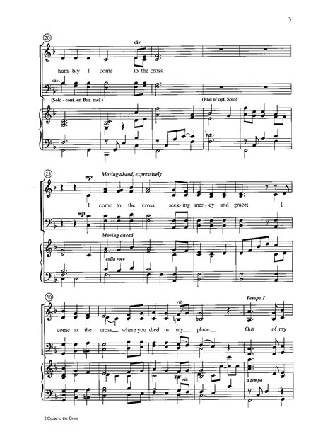 I Come to the Cross (SATB ) by BATSTONE/SOMM | J.W. Pepper Sheet Music