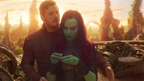 Why Star-Lord & Gamora's First On-Screen Kiss Wasn't In A Guardians Of ...