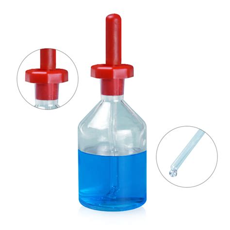 30ml New Clear Glass Dropper Bottle Drop Reagent Flask Lab Chemistry ...