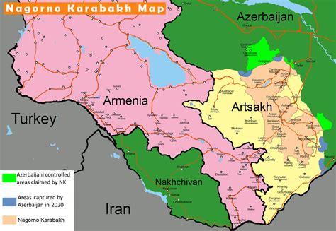 Nagorno Karabakh Map