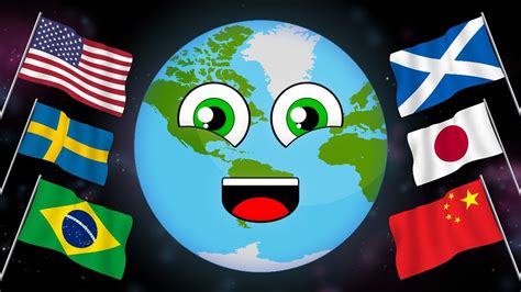 All the Countries of the World with Flags | Countries Of The World Song ...