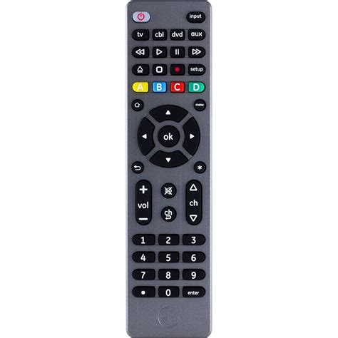 GE Pro Universal Remote, 4-Device, Designer Series Graphite, 33711 ...