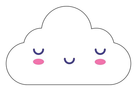 Printable Cloud Cut Outs