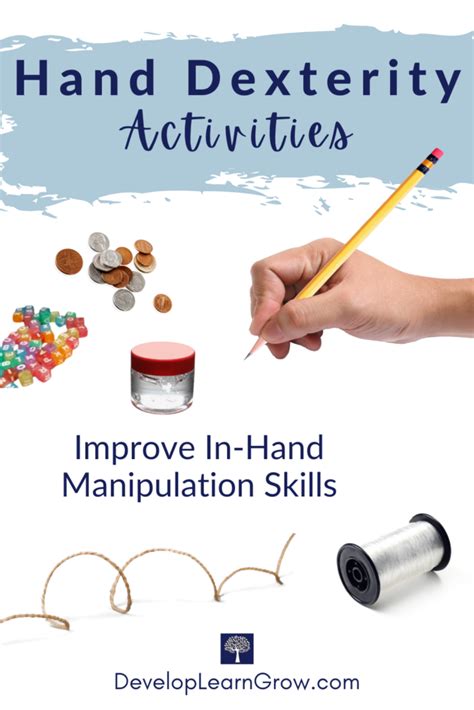 43 Finger Dexterity Exercises in Occupational Therapy - DEVELOP LEARN GROW