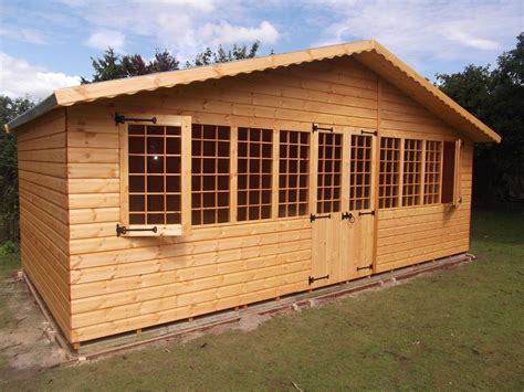 20 x 10 SUPREME SUMMER HOUSE WOODEN SHED LOG CABIN HIGH QUALITY GRADED ...