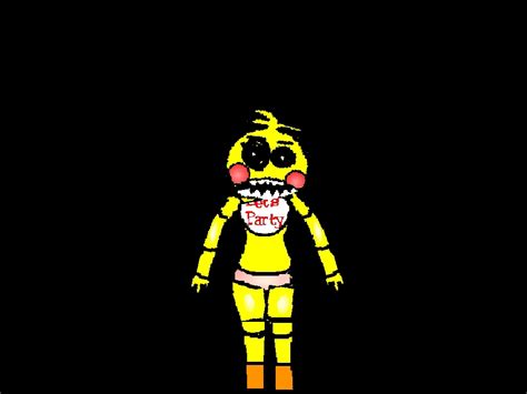 FNAF2 Scratch all Nights! Toy Chica jumpscare gif on Make a GIF