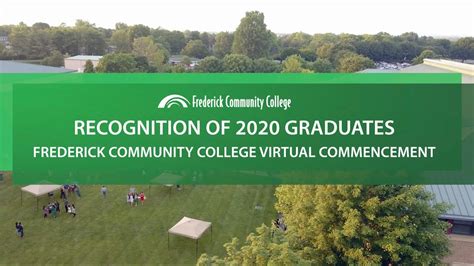 Recognition of 2020 Graduates - Frederick Community College Virtual ...