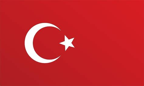 Premium Vector | Turkey flag