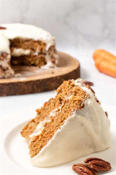 Vegan Carrot Cake with Pineapple and Pecans - Veggie Fun Kitchen