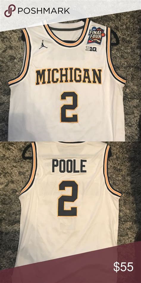 Jordan Poole Michigan Jersey | Jersey, Michigan, Nba jersey