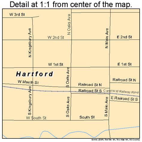 Hartford South Dakota Street Map 4627540