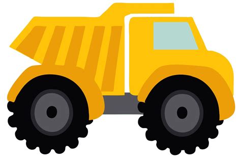 yellow dump truck kids - Clip Art Library