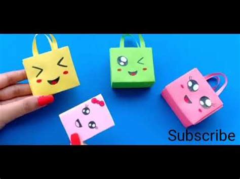 DIY MINI BAG || ORIGAMI || Tony arts and crafts || mano arts - YouTube