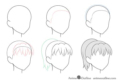 How To Draw Ponytails - Ratiosentence21