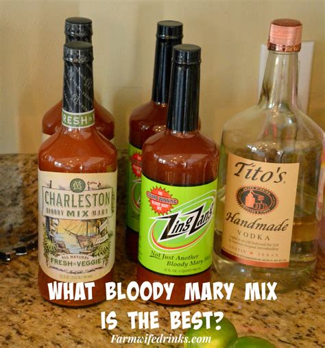 What is the Best Bloody Mary Mix? - The Farmwife Drinks