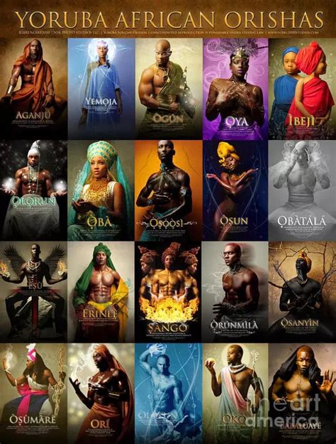 Yoruba Orishas | Forever Black Effusion | African mythology, Yoruba ...