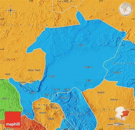 Political Map of Mbeya