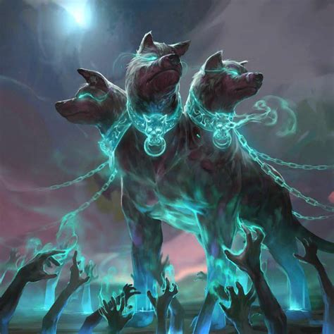 Cerberus, hound of Hades | Mythological creatures, Mythical creatures ...