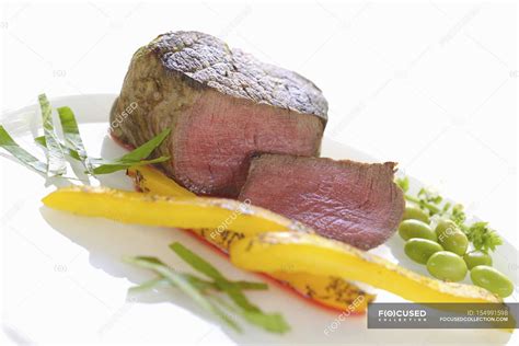 Black Angus fillet — serving, recipe - Stock Photo | #154991598