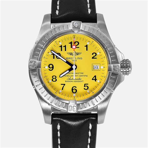 Breitling Avenger Seawolf Titanium Yellow Dial E17370 - Neofashion