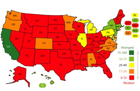 Gun control laws in the United States - Vivid Maps