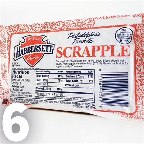 Habbersett Scrapple - 6 Pack by Habbersett Scrapple - Goldbelly