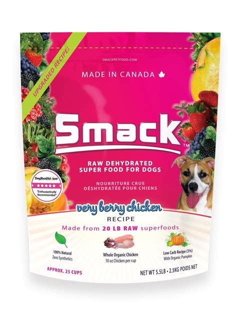 Smack Very Berry Chicken Dog 2.5kg - Heritage Pet and Garden