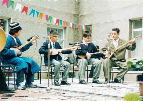 Tajikistan boys clothes activities musical instruments