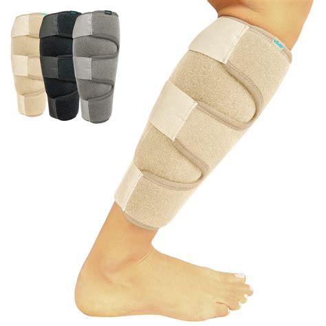 Buy Vive Calf Brace - Adjustable Shin Splint Support - Lower Leg ...