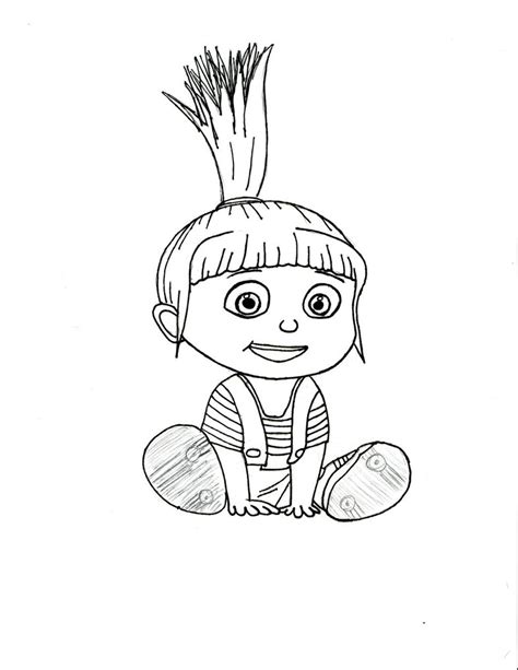 Despicable Me Agnes Drawing at GetDrawings | Free download