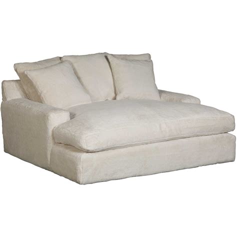 Luxe Pearl Beige Double Chaise | D2-92911 | AFW.com