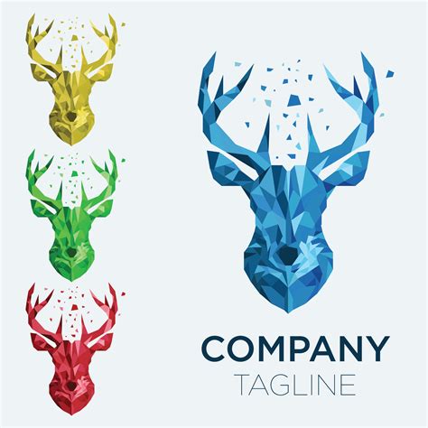 Deer Color logo 26190907 Vector Art at Vecteezy